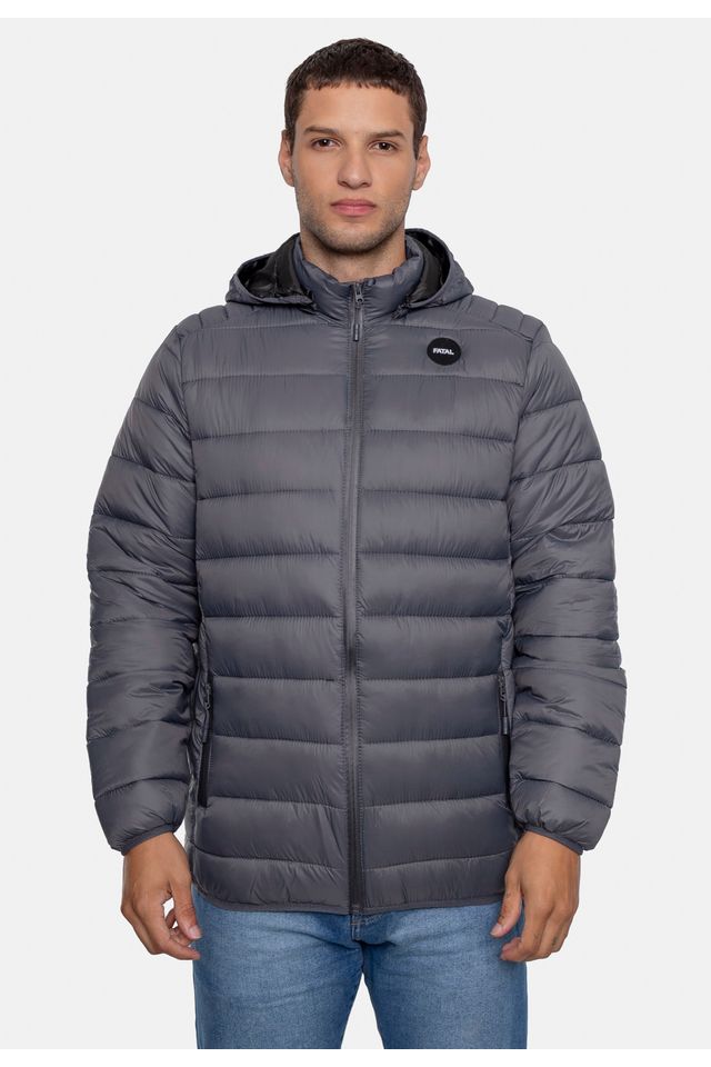 Jaqueta Fatal Bomber Chumbo - M Jaqueta Fatal Bomber Chumbo - M