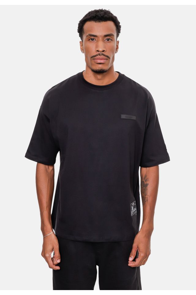 Camiseta Starter Oversize Preta - P Camiseta Starter Oversize Preta - P