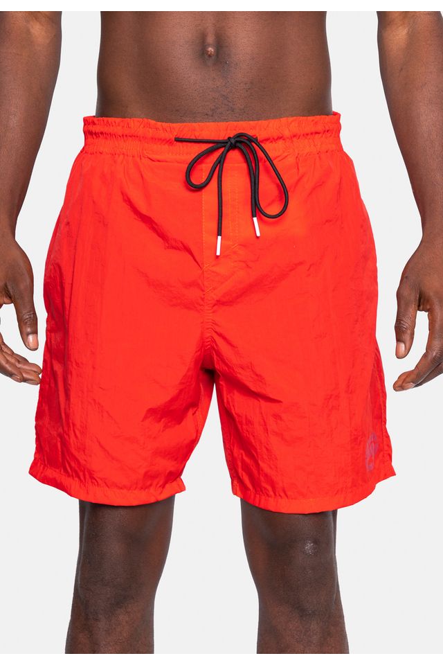 Shorts Ecko Sintético Vermelha - P Shorts Ecko Sintético Vermelha - P