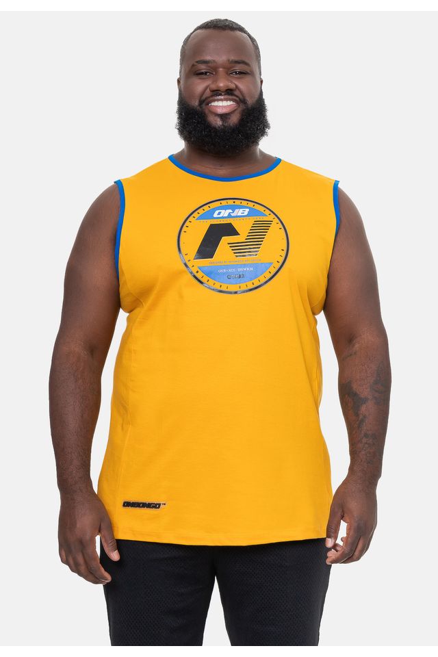 Regata Onbongo Machão Especial Amarela - Plus P