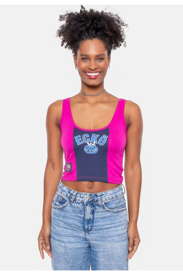 Top Ecko Feminino Danny Rosa - P