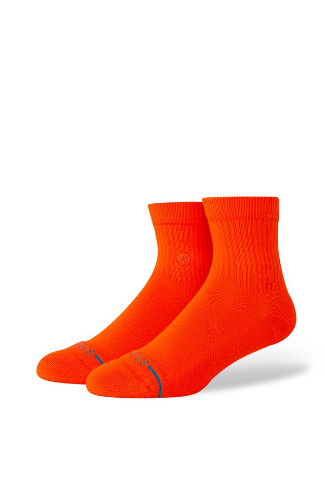 Meia Stance Icon Quarter Vermelha - ÚNICO
