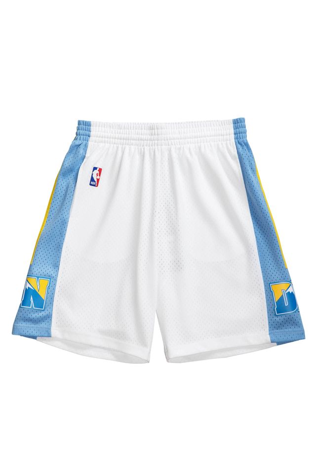 Shorts Mitchell & Ness Swingman Denver Nuggets 2006-07 Branco - P Shorts Mitchell & Ness Swingman Denver Nuggets 2006-07 Branco - P