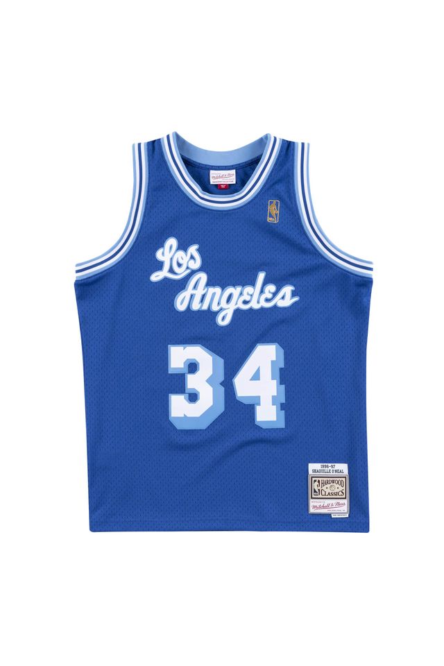 Regata Mitchell & Ness Alternate Swingman Jersey Los Angeles Lakers 1996-97 Shaquille O'Neal Azul Royal - P