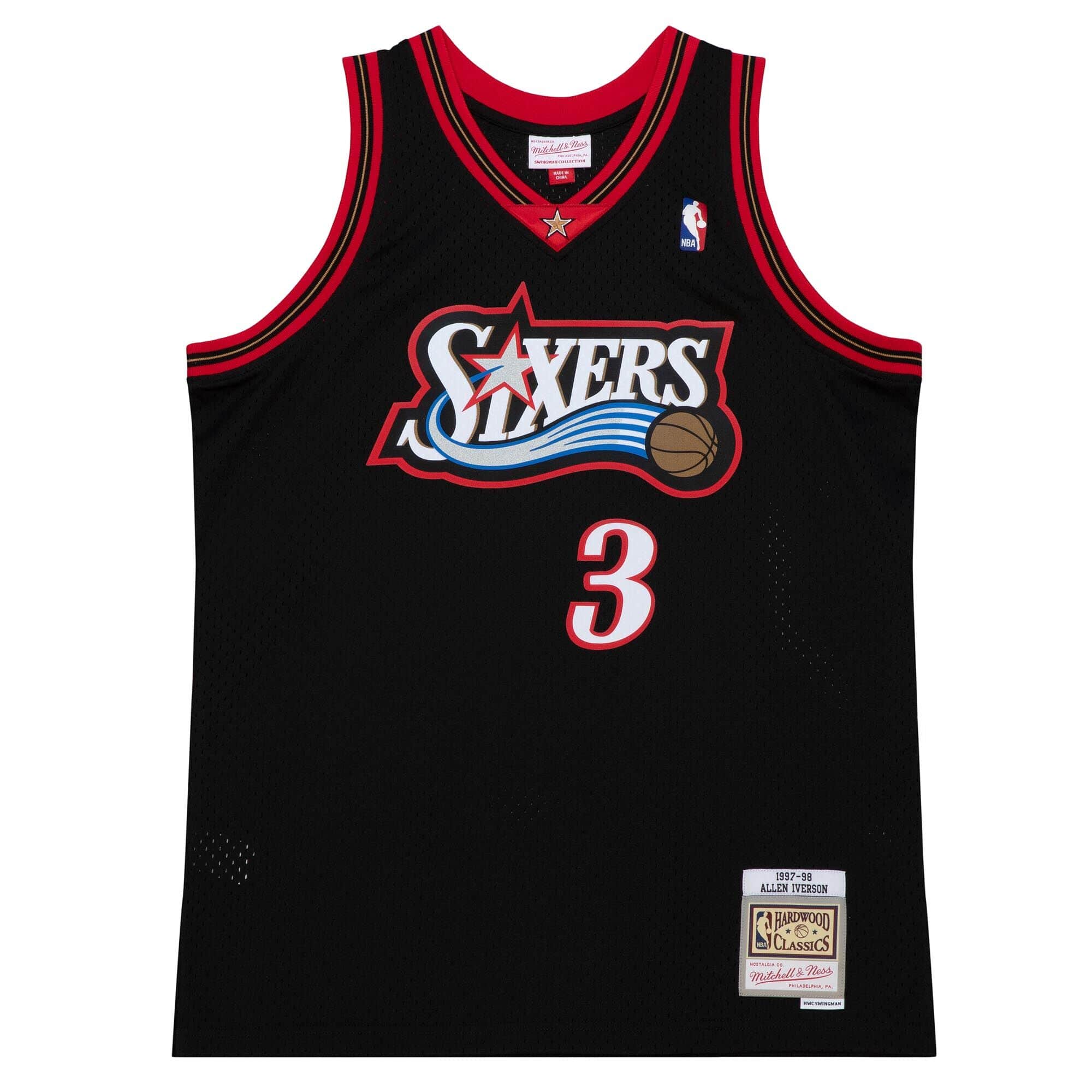 NBA フィラデルフィア セブンティシクサーズ アイバーソン バスケタンクトップ Mitchell & Ness Brasil - Os maiores times de basquete e regatas