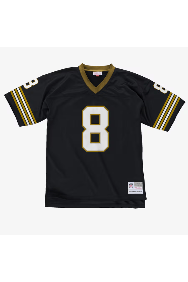 Camisa Mitchell & Ness NFL Legacy Jersey New Orleans Saints 1979 Archie Manning Preta - M Camisa Mitchell & Ness NFL Legacy Jersey New Orleans Saints 1979 Archie Manning Preta - M