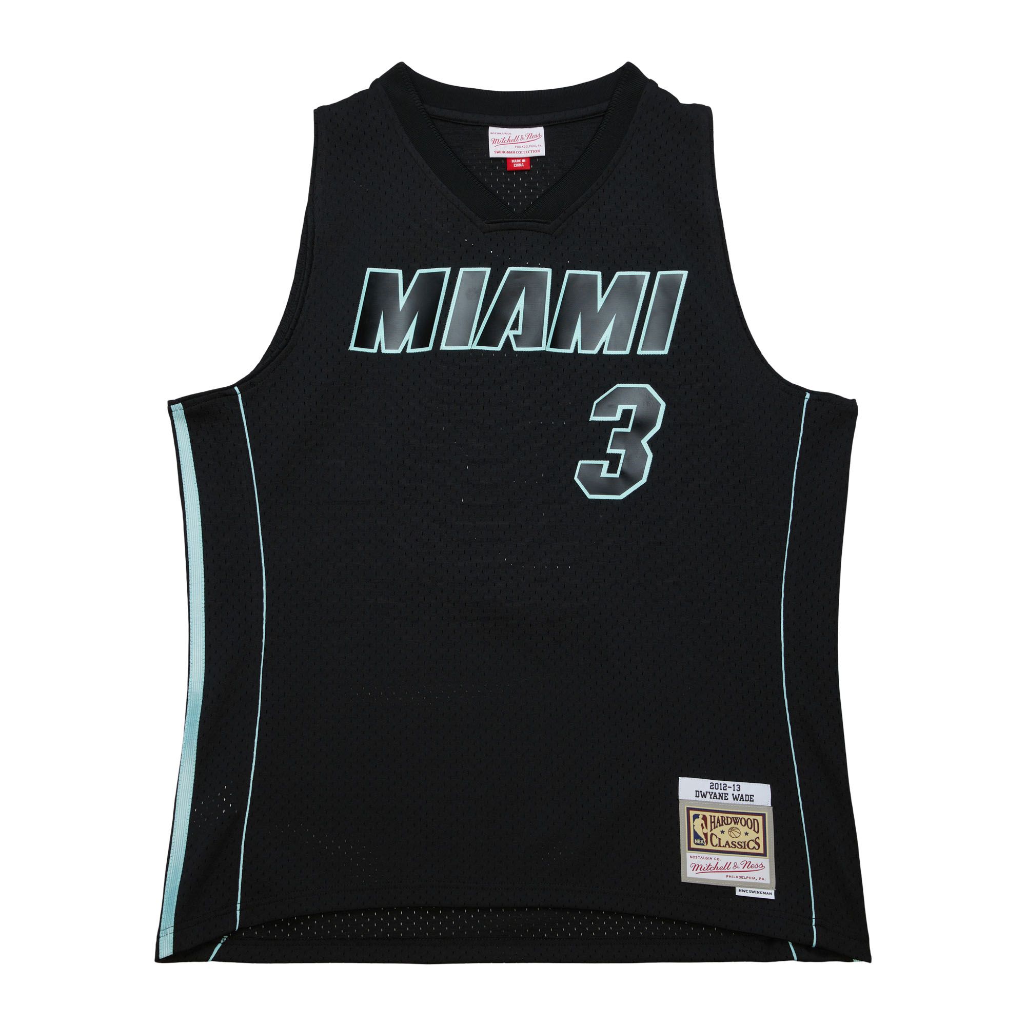Regata Mitchell & Ness Glow In The Dark Swingman Jersey Miami Heat