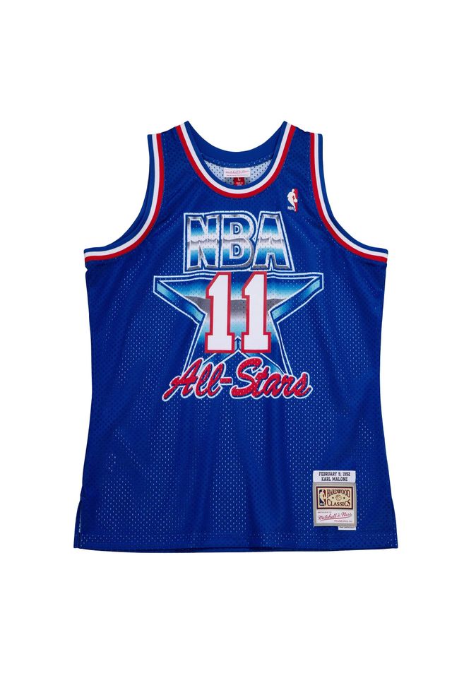 Regata Mitchell & Ness All Star West Swingman Jersey 1992-93 Karl Malone Azul Royal - P Regata Mitchell & Ness All Star West Swingman Jersey 1992-93 Karl Malone Azul Royal - P