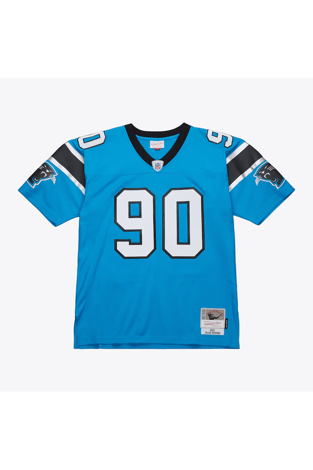 Camisa Mitchell & Ness NFL Alternate Blue Jersey Carolina Panthers 2003 Julius Peppers Azul - M Camisa Mitchell & Ness NFL Alternate Blue Jersey Carolina Panthers 2003 Julius Peppers Azul - M