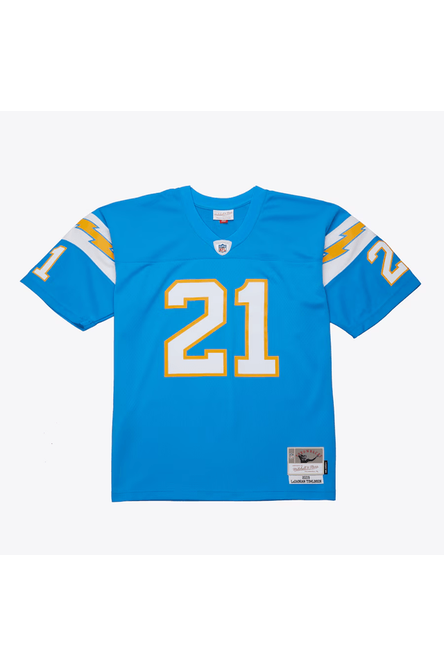 Camisa Mitchell & Ness NFL Legacy Jersey Los Angeles Chargers 09 Ladainian Tomlinson Azul - M Camisa Mitchell & Ness NFL Legacy Jersey Los Angeles Chargers 09 Ladainian Tomlinson Azul - M