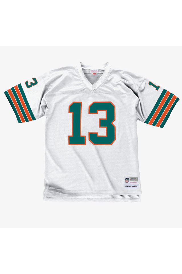 Camisa Mitchell & Ness NFL Legacy Jersey Miami Dolphins 1984 Dan Marino Branca - M Camisa Mitchell & Ness NFL Legacy Jersey Miami Dolphins 1984 Dan Marino Branca - M