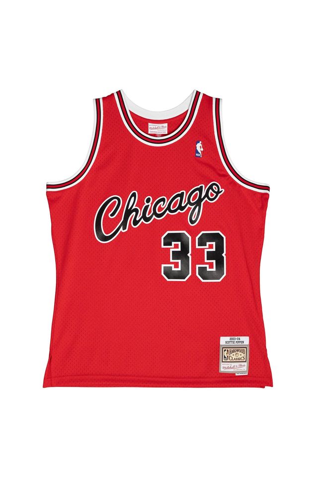 Regata Mitchell & Ness Alternate Swingman Jersey Chicago Bulls 2003-04 Scottie Pippen Vermelha - P