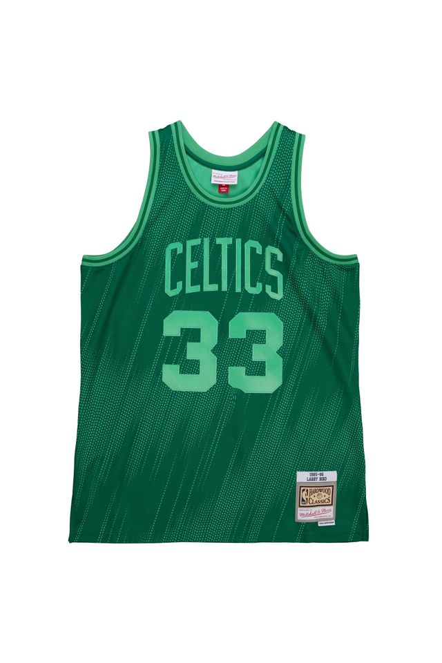 Regata Mitchell & Ness Monochrome Swingman Jersey Boston Celtics 1985-86 Larry Bird Verde - P