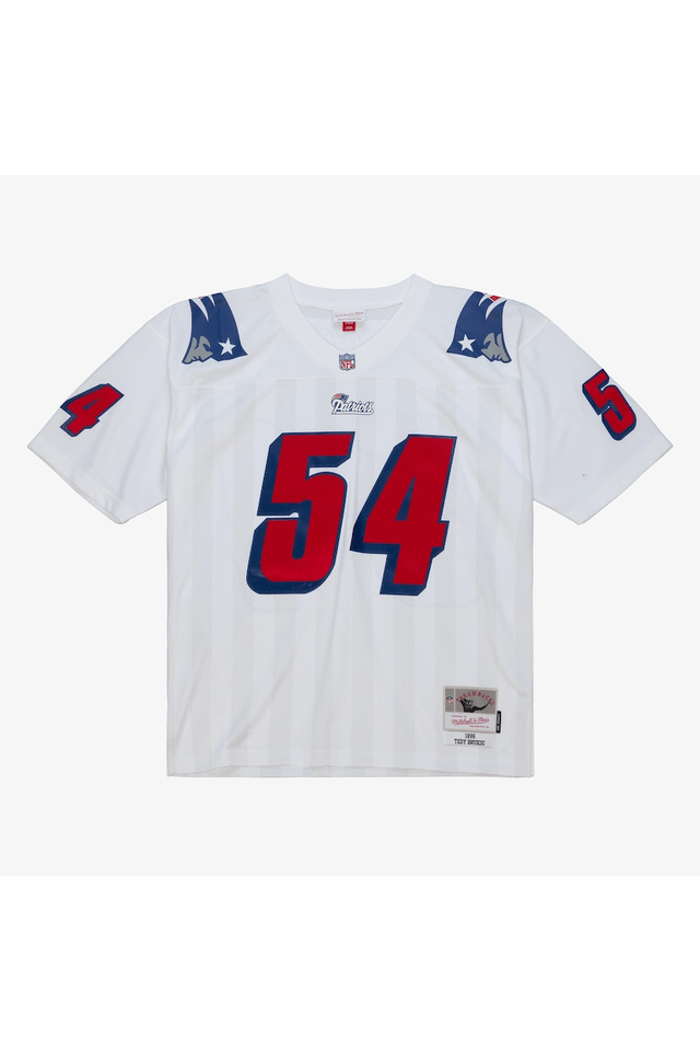 Camisa Mitchell & Ness NFL Legacy Jersey New England Patriots 1996 Tedy Bruschi Branca - M