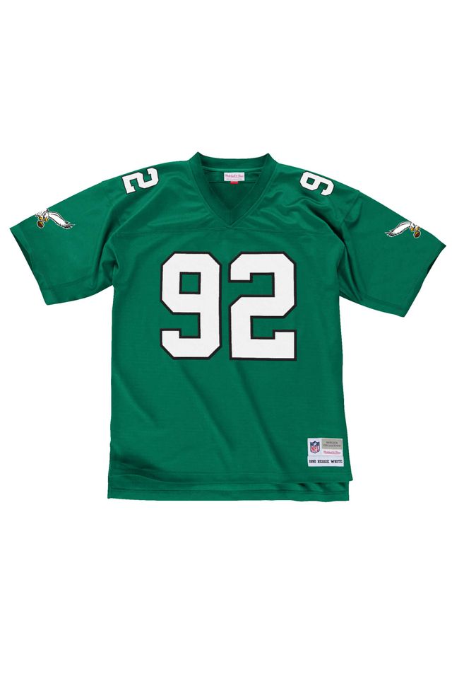 Camisa Mitchell & Ness NFL Legacy Jersey Philadelphia Eagles 1990 Reggie White Verde - P Camisa Mitchell & Ness NFL Legacy Jersey Philadelphia Eagles 1990 Reggie White Verde - P