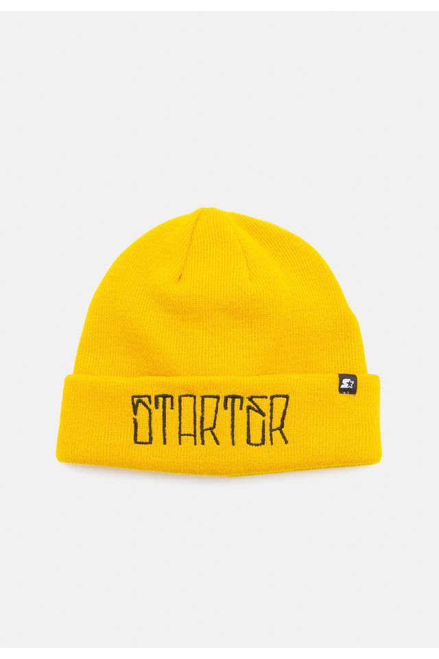 Gorro Starter Letras Pixo Amarelo - ÚNICO