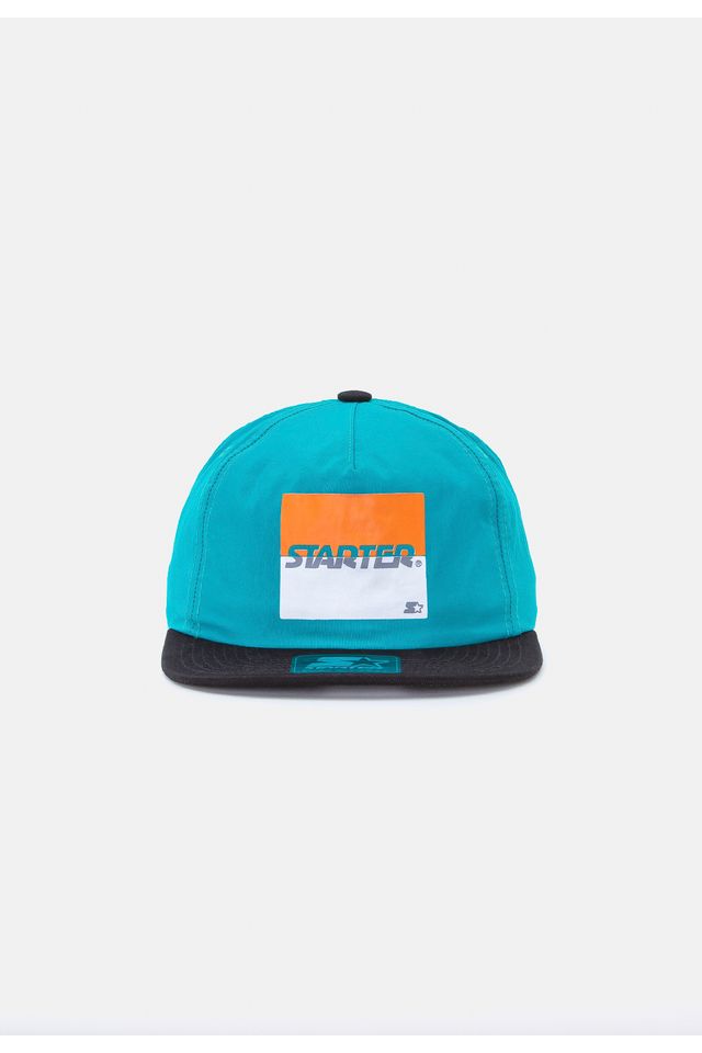 Boné Starter Aba Reta Snapback Verde - ÚNICO