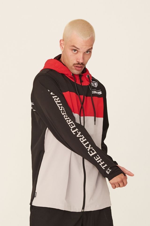 Jaqueta Starter Contato II Collab ET Preta - P Jaqueta Starter Contato II Collab ET Preta - P