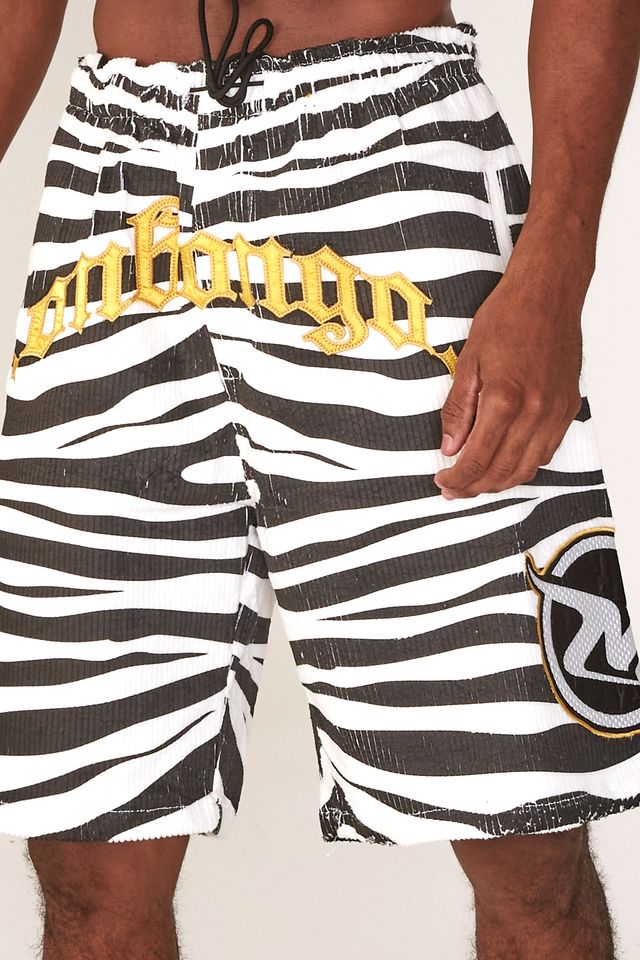 Bermuda Onbongo Veludo Bege - P