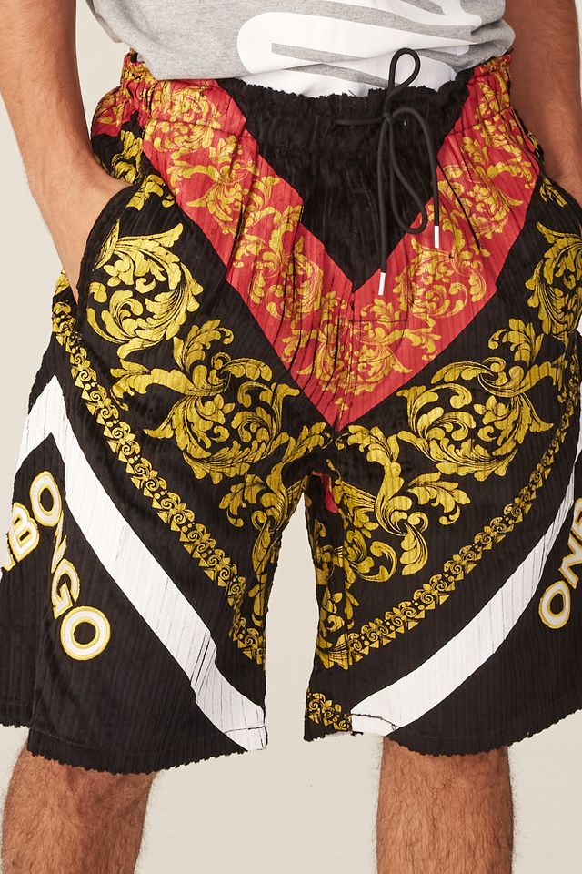 Bermuda Onbongo Veludo Preta - P