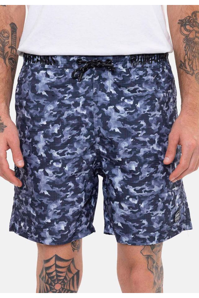 Shorts HD Volley Preto Militar - P