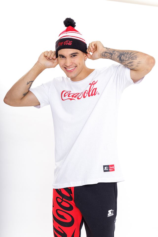 Gorro Starter Collab Coca Cola Pompom Vermelho - ÚNICO Gorro Starter Collab Coca Cola Pompom Vermelho - ÚNICO
