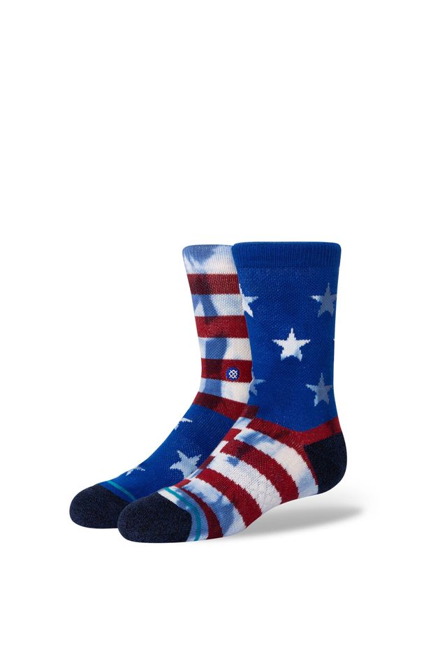 Meia Stance The Banner Kids Vermelha - ÚNICO