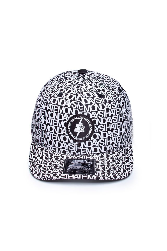Boné Starter Aba Reta Snapback Collab I Hate Flash Preto - ÚNICO Boné Starter Aba Reta Snapback Collab I Hate Flash Preto - ÚNICO