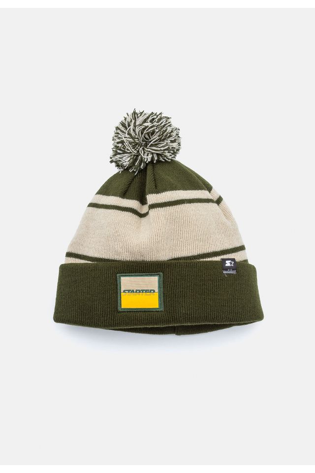 Gorro Starter Pompom Verde - ÚNICO
