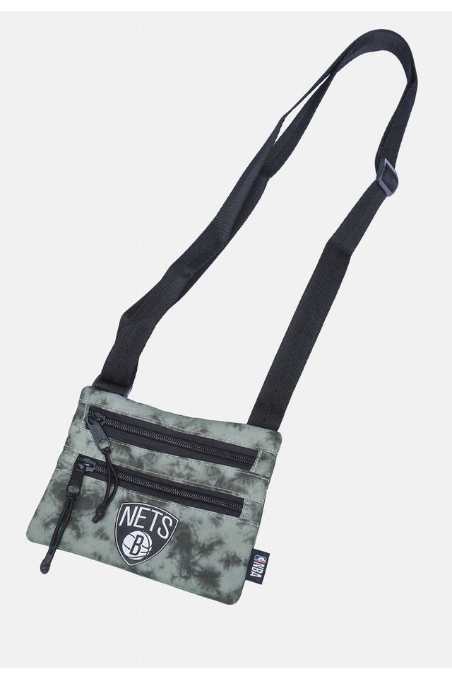 Bolsa NBA Shoulder Bag Tye Die Brooklyn Nets Verde - ÚNICO
