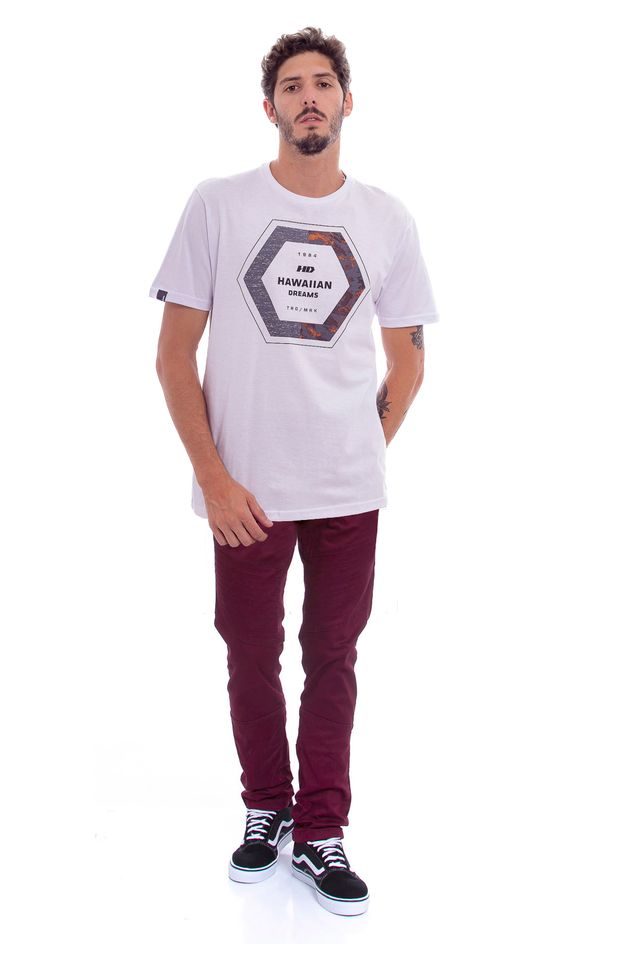 Calça Jeans HD Color Skinny Vinho - 38 Calça Jeans HD Color Skinny Vinho - 38