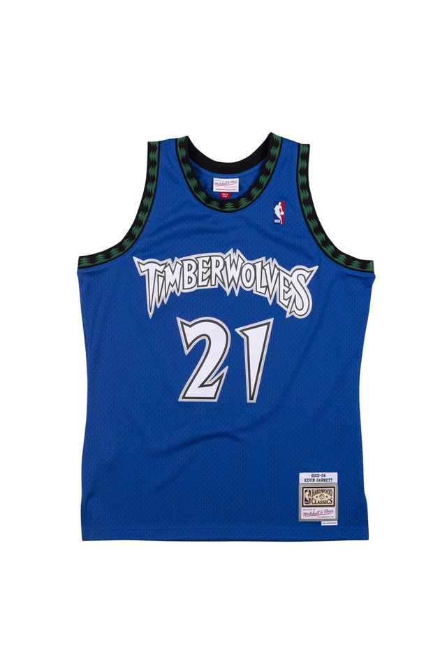 Regata Mitchell & Ness Swingman Jersey Minnesota Timberwolves 2003-04 Kevin Garnett Azul Royal - P