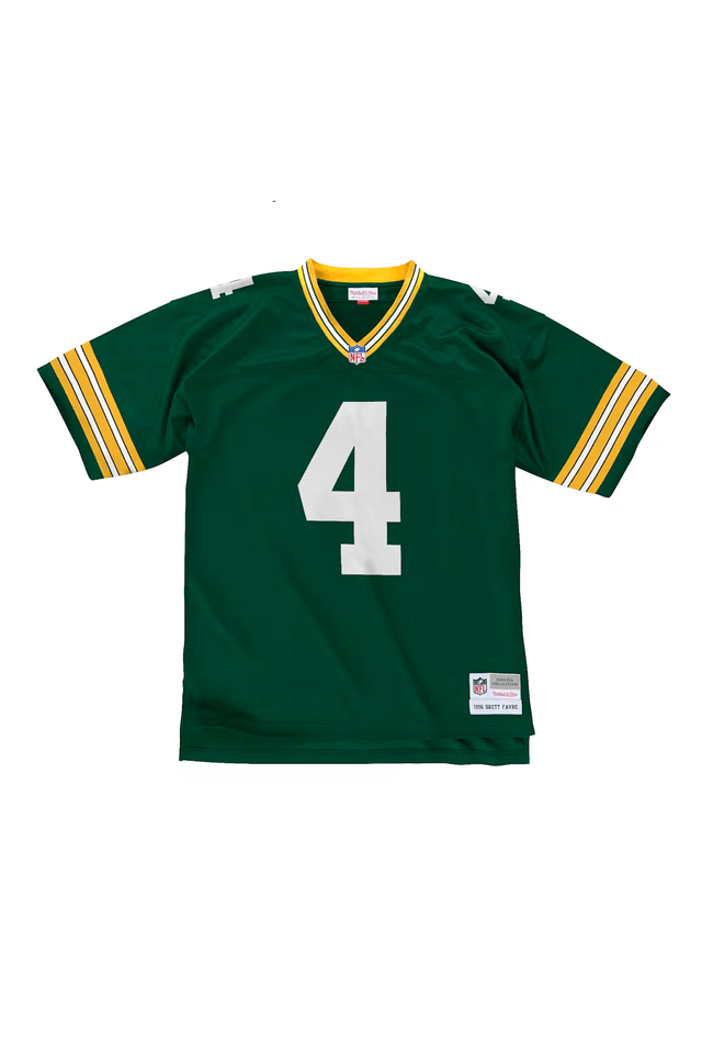 Camisa Mitchell & Ness NFL Legacy Jersey Green Packers Brett Favre 1996 Verde - M