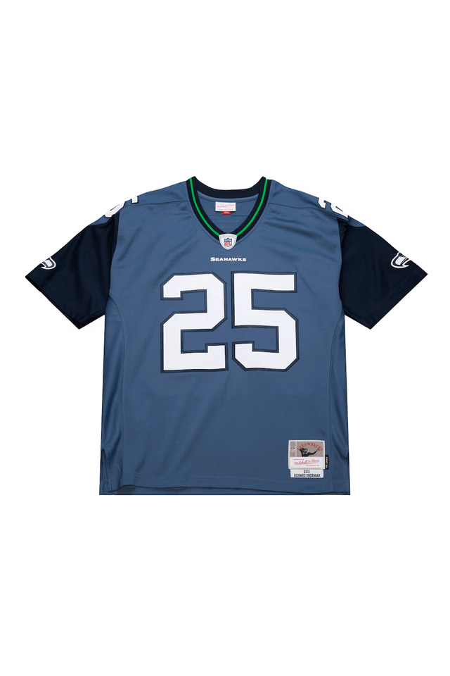 Camisa Mitchell & Ness NFL Legacy Jersey Seattle Seahawks Richard Sherman 2011 Azul - M Camisa Mitchell & Ness NFL Legacy Jersey Seattle Seahawks Richard Sherman 2011 Azul - M