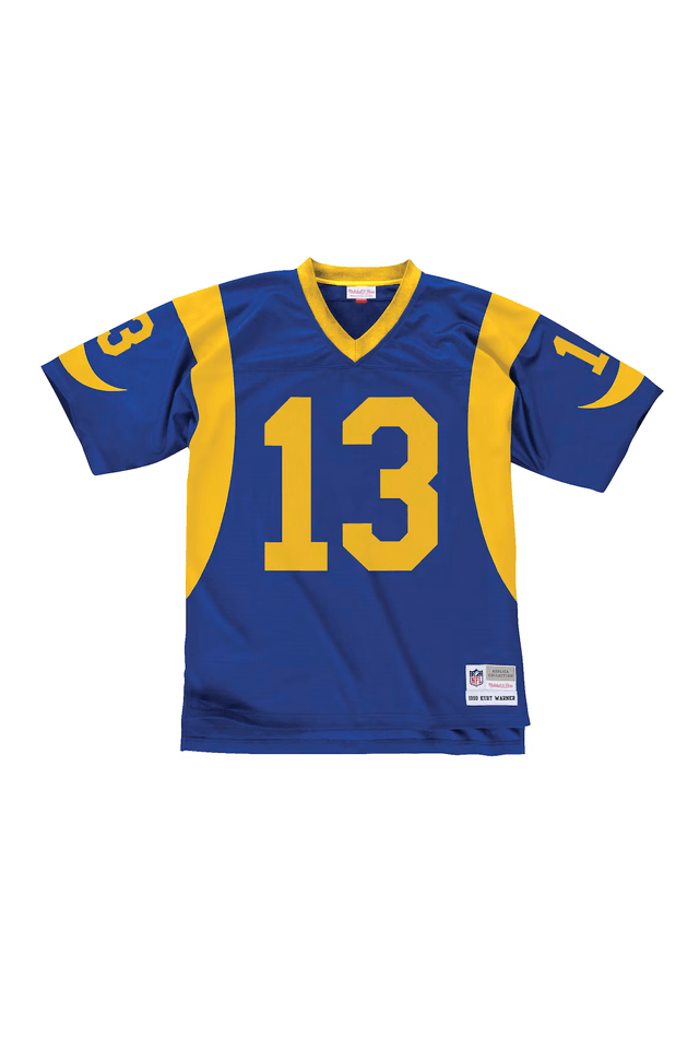 Camisa Mitchell & Ness NFL Legacy Jersey St. Louis Rams Kurt Warner 1999 Royal - M