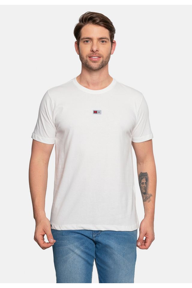 Camiseta Ecko Estampada Branca - P