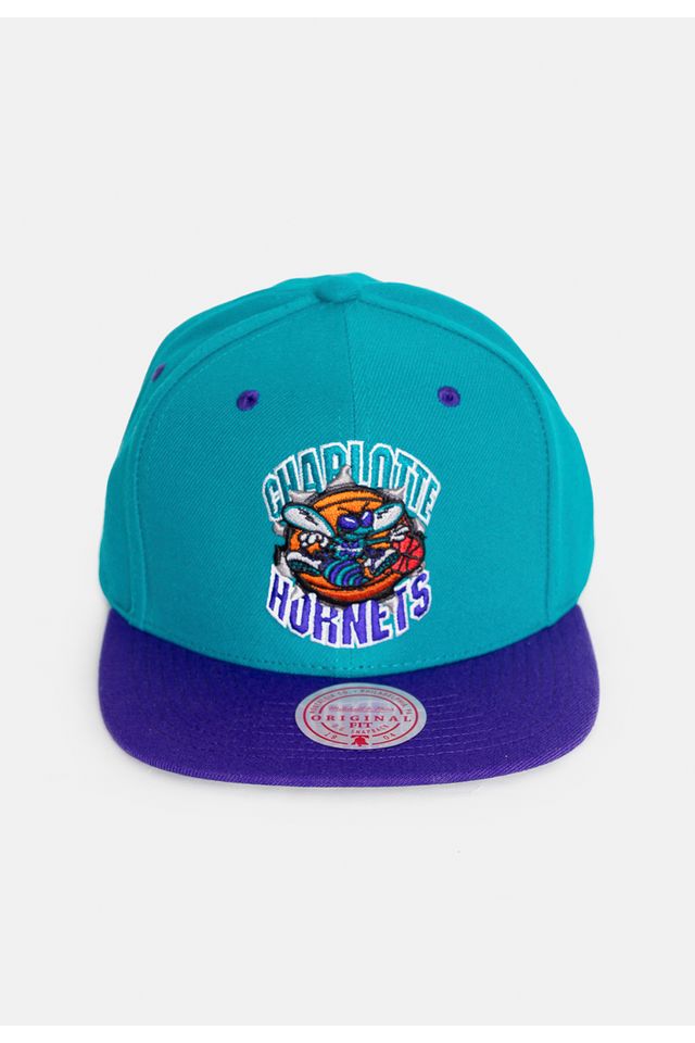 Boné Mitchell & Ness NBA Breakthrough Snapback Hwc Hornets Verde - ÚNICO Boné Mitchell & Ness NBA Breakthrough Snapback Hwc Hornets Verde - ÚNICO