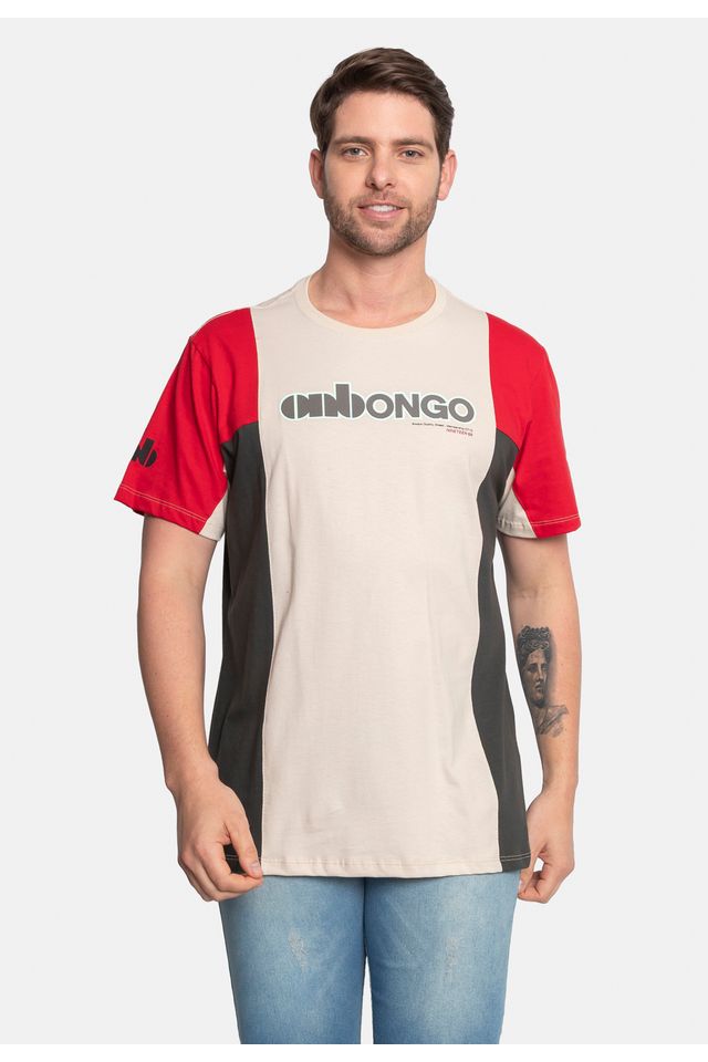 Camiseta Onbongo Especial Bege - M Camiseta Onbongo Especial Bege - M