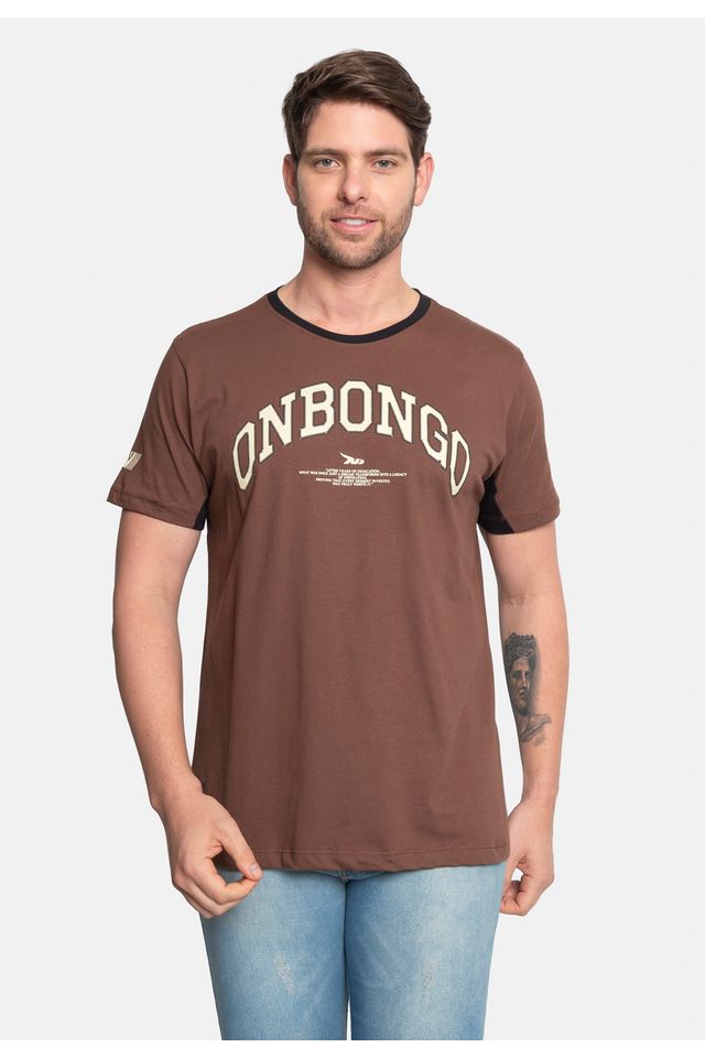 Camiseta Onbongo Especial Marrom - M Camiseta Onbongo Especial Marrom - M