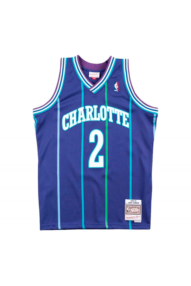 Regata Mitchell & Ness NBA Jersey Charlotte Hornets Larry Johnson 1994-95 Roxa Regata Mitchell & Ness NBA Jersey Authentic Charlotte Hornets Larry Johnson 1994-95 Roxa - M Regata Mitchell & Ness NBA Jersey Charlotte Hornets Larry Johnson 1994-95 Roxa Regata Mitchell & Ness NBA Jersey Authentic Charlotte Hornets Larry Johnson 1994-95 Roxa - M