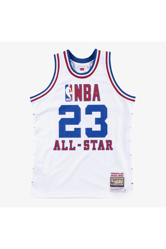 Regata Mitchell & Ness NBA Authentic Jersey All-Star Game 1985 Michael Jordan Branca Regata Mitchell & Ness NBA Authentic Jersey All-Star 1985 Michael Jordan Branca - M
