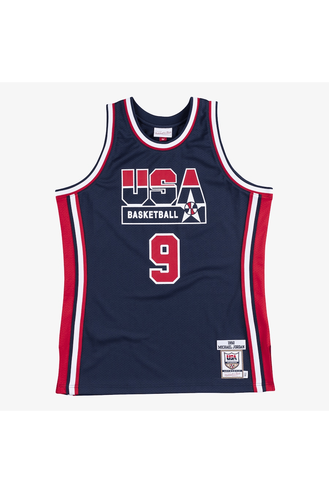 Regata Mitchell & Ness NBA Authentic Jersey Team Usa 1992 Michael Jordan Azul Marinho - S