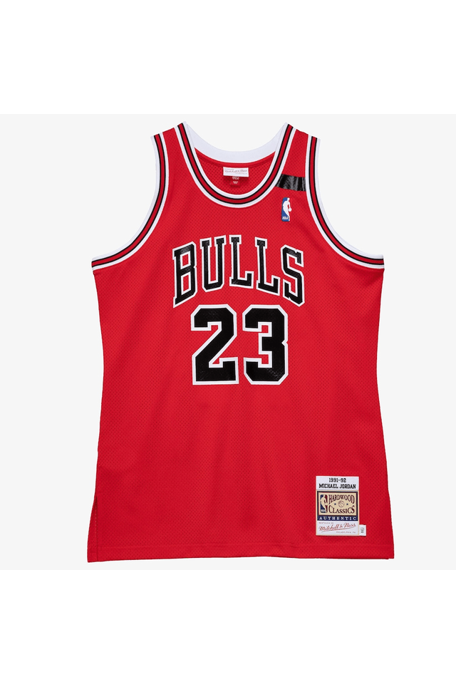 Regata Mitchell & Ness NBA Authentic Jersey Bulls 1991 Michael Jordan Vermelha - S