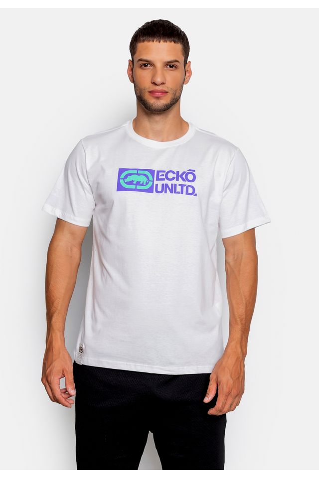 Camiseta Ecko Estampada Branca Camiseta Ecko Estampada Off White - P
