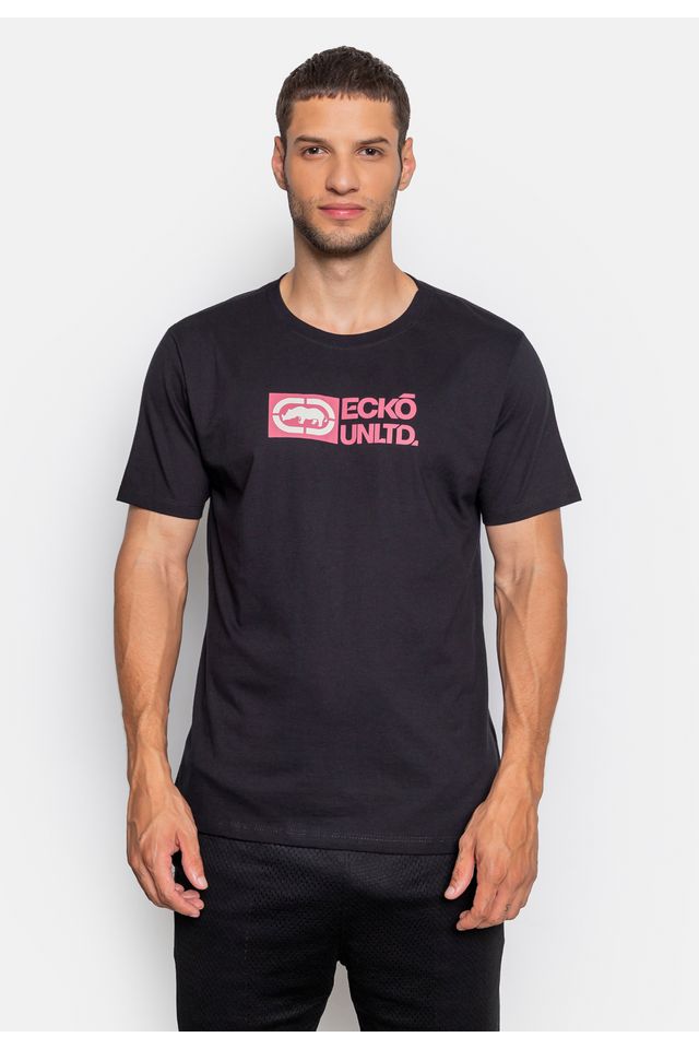 Camiseta Ecko Estampada Preta - P