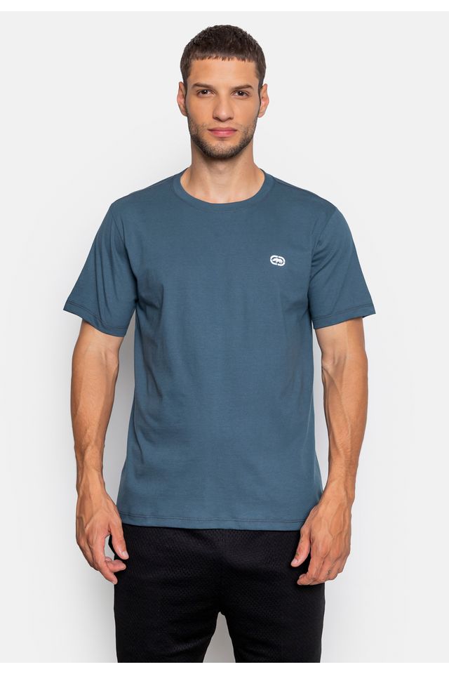 Camiseta Ecko Fashion Basic Iconic Azul Indigo - P