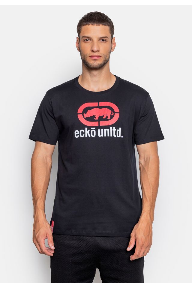 Camiseta Ecko Estampada Begin Preta - P