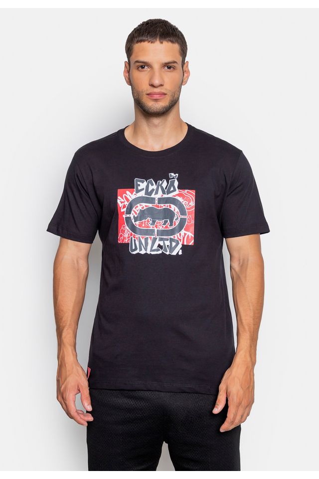 Camiseta Ecko Estampada TXG Preta - P