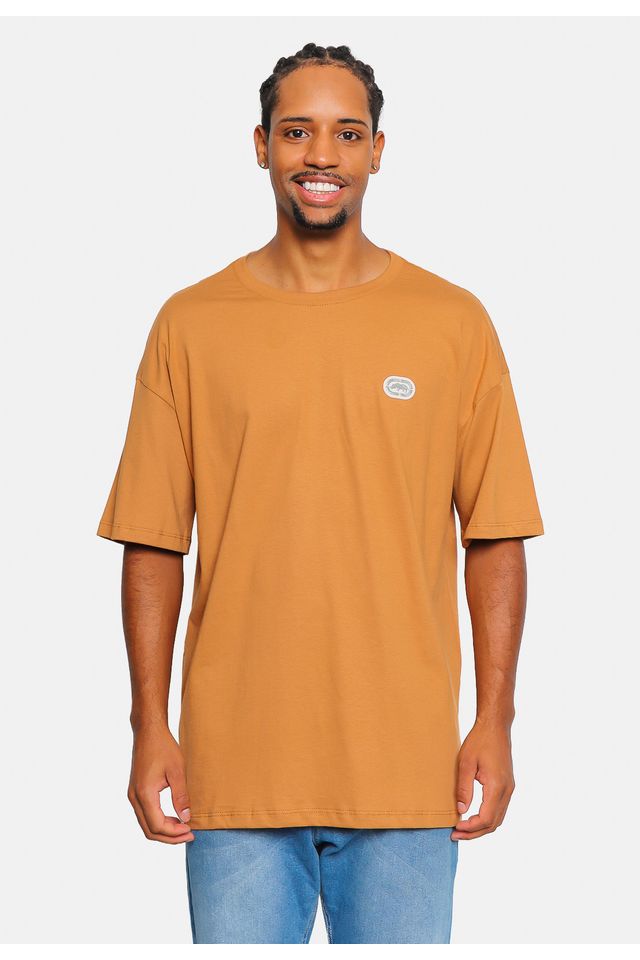 Camiseta Ecko Oversize Fashion Basic Marrom - P