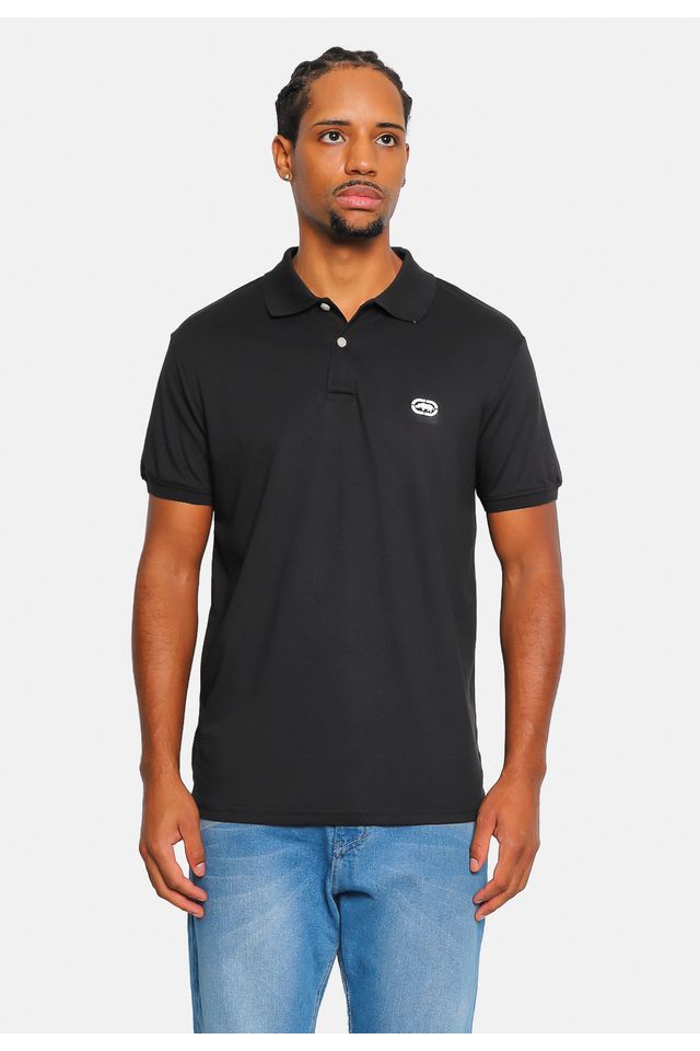 Camisa Polo Ecko Piquet Basic Preta - P
